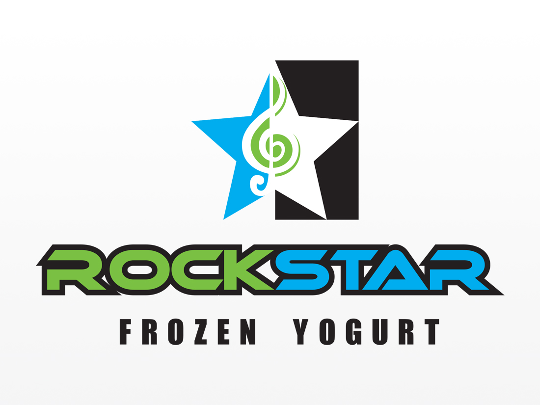 Rock Star Frozen Yogurt Logo